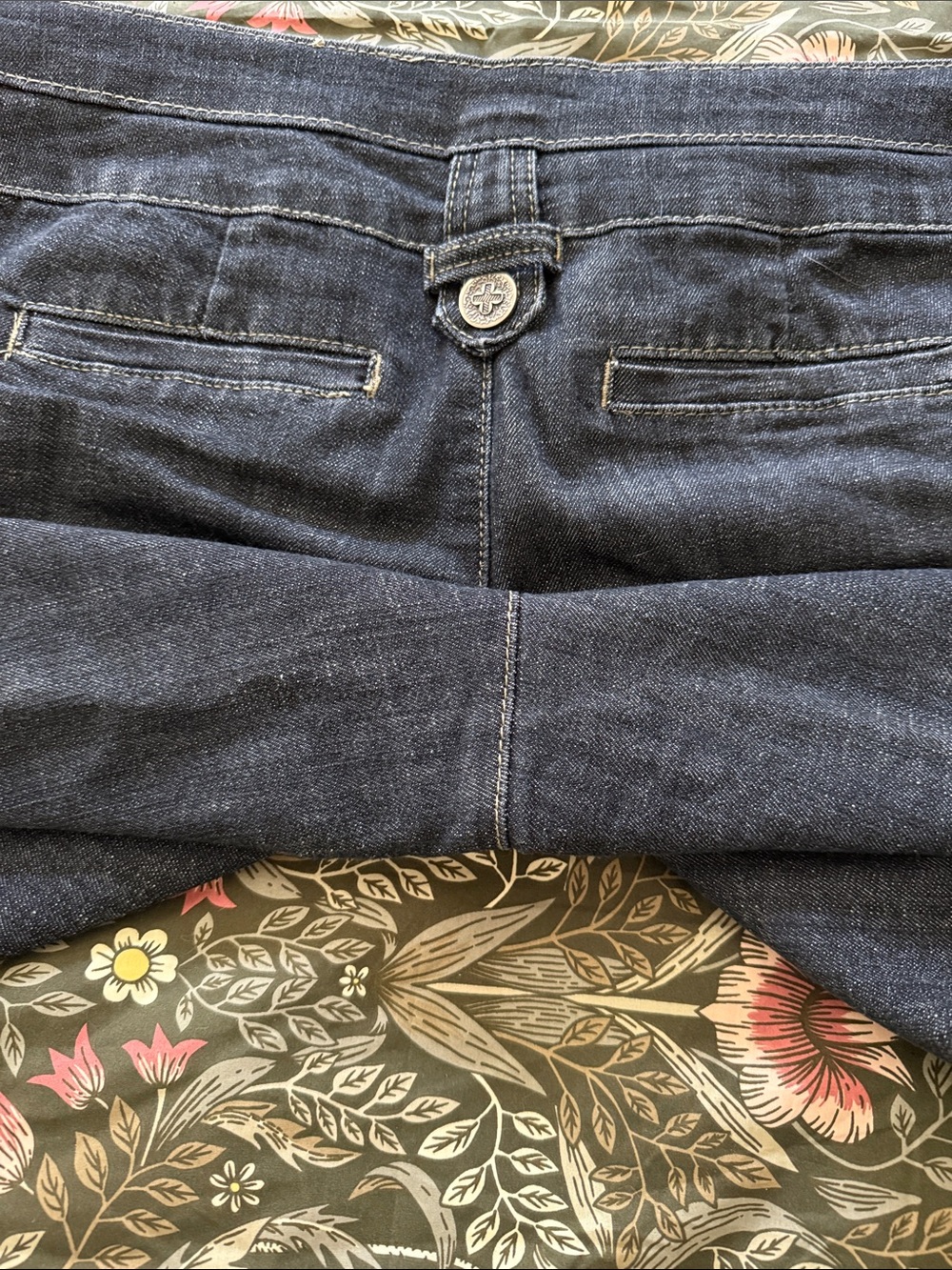 Boom Boom Jeans Dark Blue Denim Bermuda Shorts - Picture 5 of 5